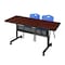 Kobe Rectangle FlipTop Table, 60" W, 29" H, Laminate Top, Cherry MKFTM6030CH47BE - alternate 1